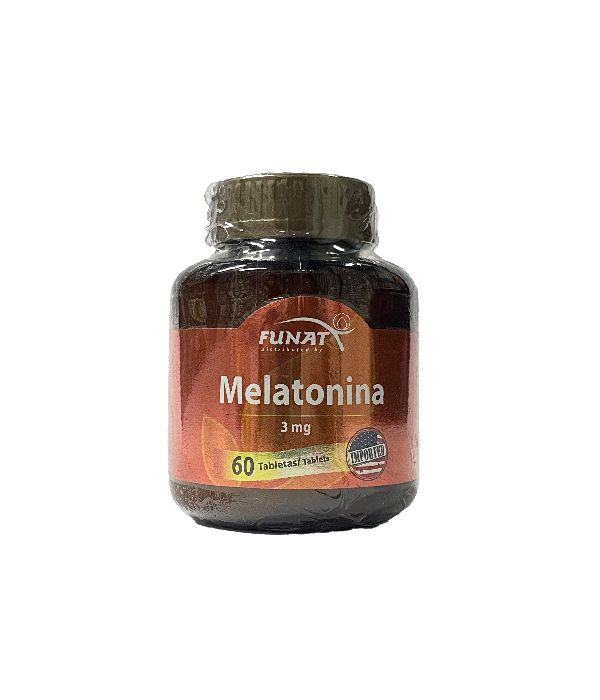 MELATONINA FUNAT 3 MG FRASCO X 60 TABLETAS 